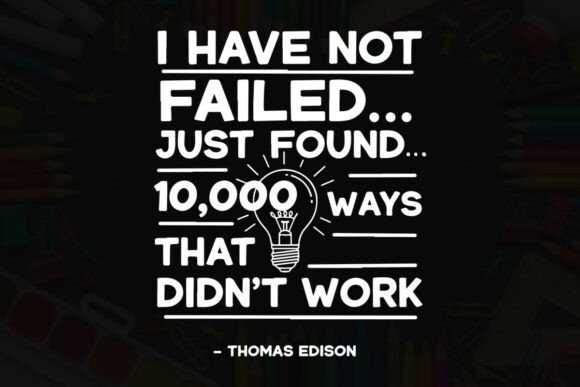 Edison the Secret to Invention is Exper Graphics