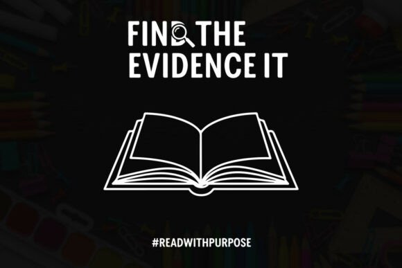 Find the Evidence in Open Book: A Bold Graphic Asset for Educators