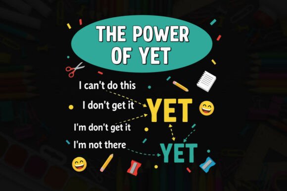 Learning Progress with the Power Yet: Graphics & T-Shirt Designs