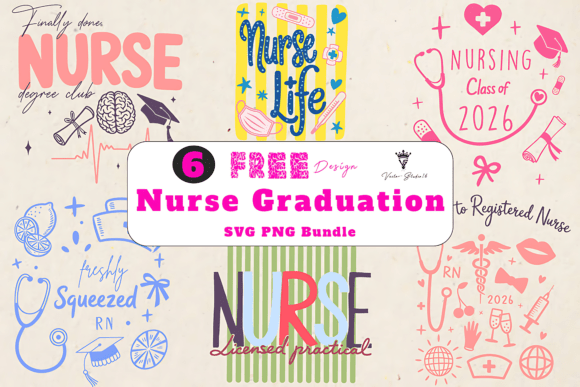 Nurse Graduation SVG PNG Bundle