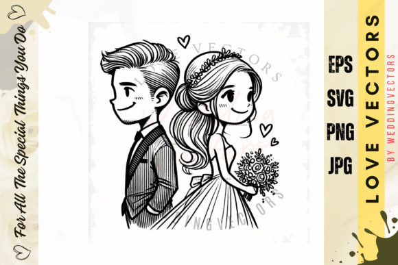Weddingvectors - 22003714: Graphics for Romantic Branding
