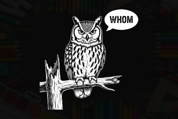 Wise Owl Asks Whom: Graphics & T-Shirt Designs
